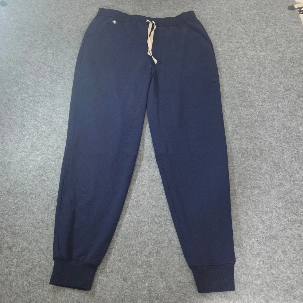 Figs Mens Tansen Jogger Scrub Pants Navy Blue Technical Collection Large L